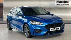 Blue Used 2019 Ford Focus ST-Line Hatchback | £11,780 (Fair price)