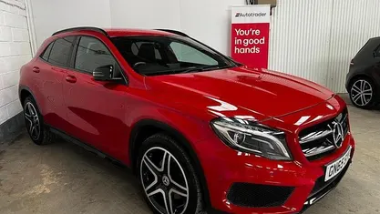 Used Mercedes GLA220 AMG line 170 HP (125 kW) 2015 Red SUV