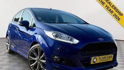 Used Ford Fiesta ST-Line 101 HP (74 kW) 2017 Blue Hatchback