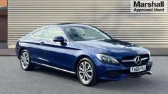 Blue Used 2017 Mercedes C200 Coupe | £14,122 (Fair price)