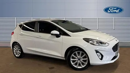 Used Ford Fiesta Titanium 101 HP (74 kW) 2019 White Hatchback
