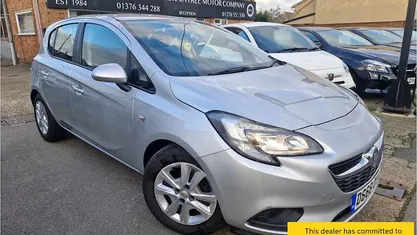 Used Vauxhall Corsa Design Edition 90 HP (66 kW) 2017 Silver Hatchback