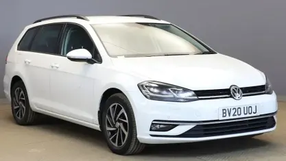 Used VW Golf VII Edition 116 HP (85 kW) 2020 White Estate