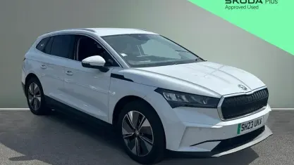 Used Skoda Enyaq iV ecoSuite 150 kW (204 HP) 2023 White SUV