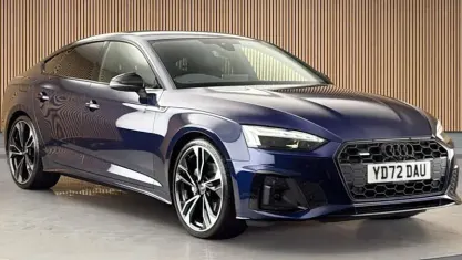 Used Audi A5 Sportback Black Edition 204 HP (150 kW) 2022 Blue Hatchback