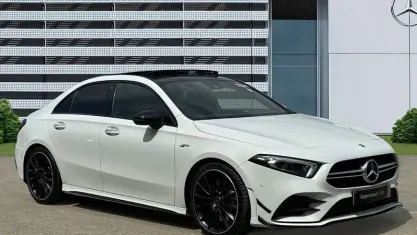 Used Mercedes A35 AMG Premium Plus 306 HP (225 kW) 2022 White Sedan