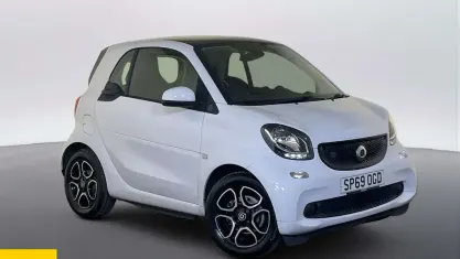 Used Smart ForTwo Electric Drive Premium 60 kW (82 HP) 2018 White Coupe