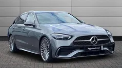 Grey Used 2024 Mercedes C300e AMG Line Premium Estate | £34,990 (Good price)