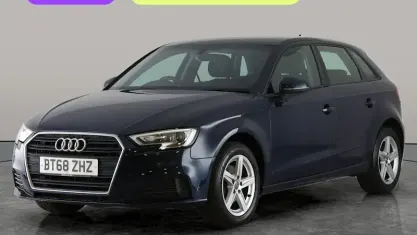 Used Audi A3 Sportback 116 HP (85 kW) 2019 Blue Hatchback