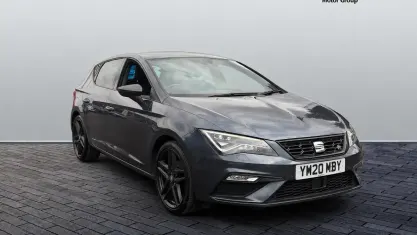 Used Seat Leon Black Edition 150 HP (110 kW) 2020 Grey Hatchback