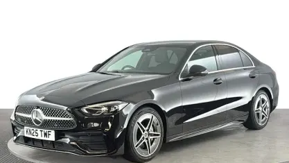 Used Mercedes C200 AMG line 204 HP (150 kW) 2025 Black Sedan