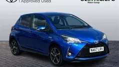 Blue Used 2017 Toyota Yaris Hybrid Design Hatchback | £10,500 (Fair price)