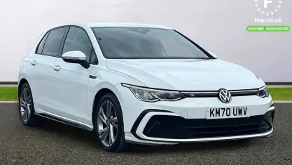 Used VW Golf VII R-line 150 HP (110 kW) 2021 White Hatchback