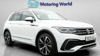 Used VW Tiguan R-line 150 HP (110 kW) 2022 White SUV