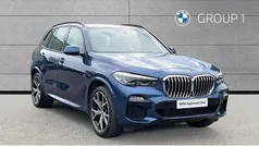 Blue Used 2021 BMW X5 M Sport SUV | £45,350 (Fair price)