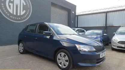 Used Skoda Fabia 60 HP (44 kW) 2017 Blue Hatchback