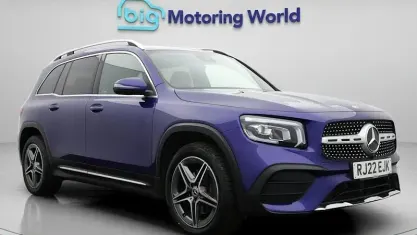 Used Mercedes GLB200 AMG line 163 HP (119 kW) 2022 Blue SUV
