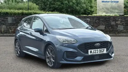 Used Ford Fiesta ST-Line 125 HP (91 kW) 2022 Blue Hatchback
