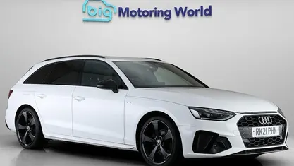 Used Audi A4 Black Edition 150 HP (110 kW) 2021 White Estate