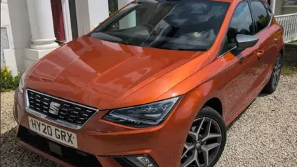 Usado Seat Ibiza XCELLENCE Lux 116 HP (85 kW) 2020 Laranja Citadino