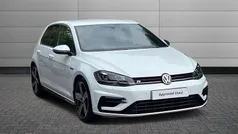 Pure white Used 2018 VW Golf VII R Hatchback | £20,490 (Fair price)