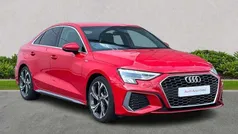 Red Used 2022 Audi A3 S-Line Sedan | £24,090 (Fair price)