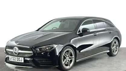 Used Mercedes CLA200 AMG line 163 HP (119 kW) 2022 Black Coupe