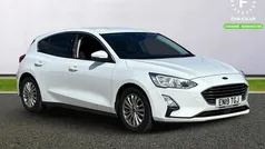 White Used 2019 Ford Focus Titanium Hatchback | £11,199 (Fair price)