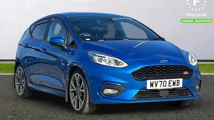 Used Ford Fiesta ST-Line X 95 HP (69 kW) 2020 Blue Hatchback