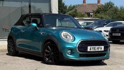 Used Mini Cooper D Cabriolet 116 HP (85 kW) 2016 Turquoise Cabriolet