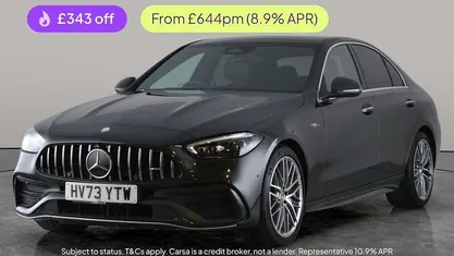 Grey Used 2023 Mercedes C43 AMG Premium Sedan | £37,939 (Good price)