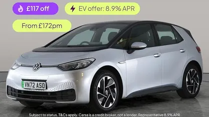 Silver Used 2022 VW ID.3 Pro Hatchback | £10,860 (Fair price)