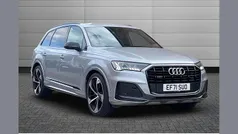 Silver Used 2022 Audi Q7 Black Edition SUV | £47,995 (Fair price)
