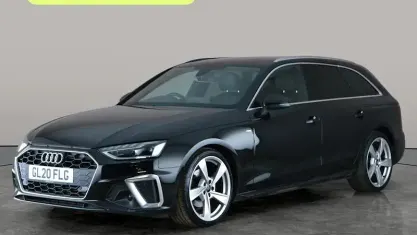 Used Audi A4 S-Line 190 HP (139 kW) 2020 Black Estate