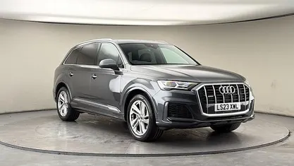 Used Audi Q7 S-Line 340 HP (250 kW) 2023 Daytona gray pearl effect/daytona gray pearl effec SUV