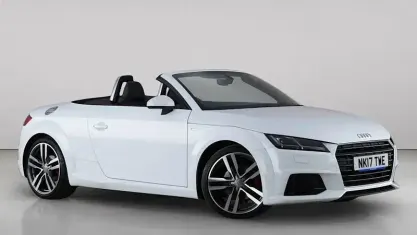 Used Audi TT Roadster S-Line 184 HP (135 kW) 2017 White Cabriolet