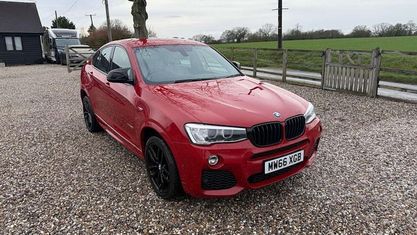 Używany BMW X4 M Sport 313 KM (230 kW) 2016 Czerwony SUV
