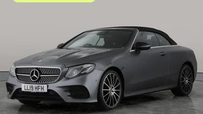 Used Mercedes E350 AMG line 313 HP (230 kW) 2019 Grey Cabriolet