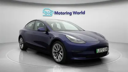 Used Tesla Model 3 Long Range AWD 366 kW (498 HP) 2022 Blue Sedan