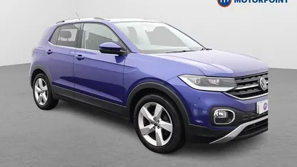 Used VW T-Cross SEL 110 HP (80 kW) 2021 Blue SUV