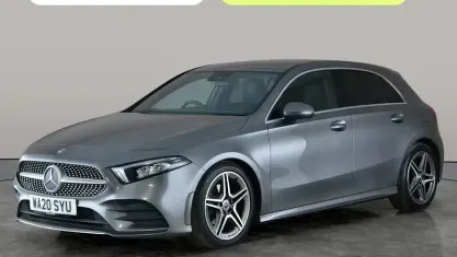 Used Mercedes A200 AMG line 163 HP (119 kW) 2020 Grey Hatchback