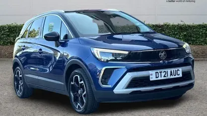 Used Vauxhall Crossland SRi 131 HP (96 kW) 2021 Blue SUV