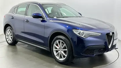 Used Alfa Romeo Stelvio Edizione Speciale 280 HP (205 kW) 2018 Blue SUV