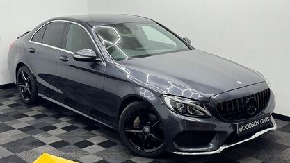 Begagnad Mercedes C220 AMG line 170 HK (125 kW) 2015 Grå Sedan
