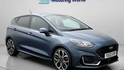 Used Ford Fiesta ST-Line 155 HP (114 kW) 2021 Blue Hatchback