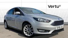 Blue Used 2017 Ford Focus Titanium Hatchback | £6,749 (Fair price)