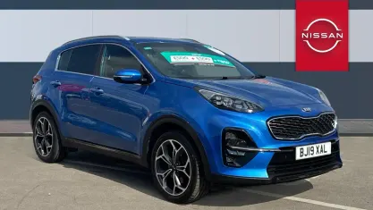 Used Kia Sportage GT-Line 136 HP (100 kW) 2019 Blue SUV