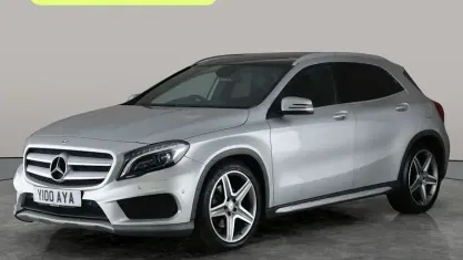 Usado Mercedes GLA220 AMG line 170 HP (125 kW) 2014 Prateado SUV