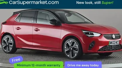 Usado Vauxhall Corsa-e Elite 100 kW (136 HP) 2022 Vermelho Citadino