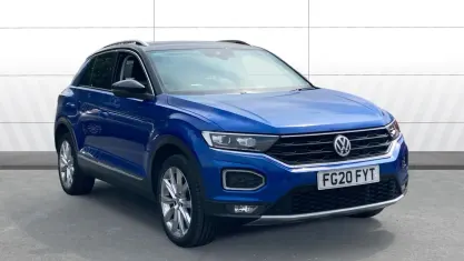 Used VW T-Roc SEL 190 HP (139 kW) 2020 Blue SUV